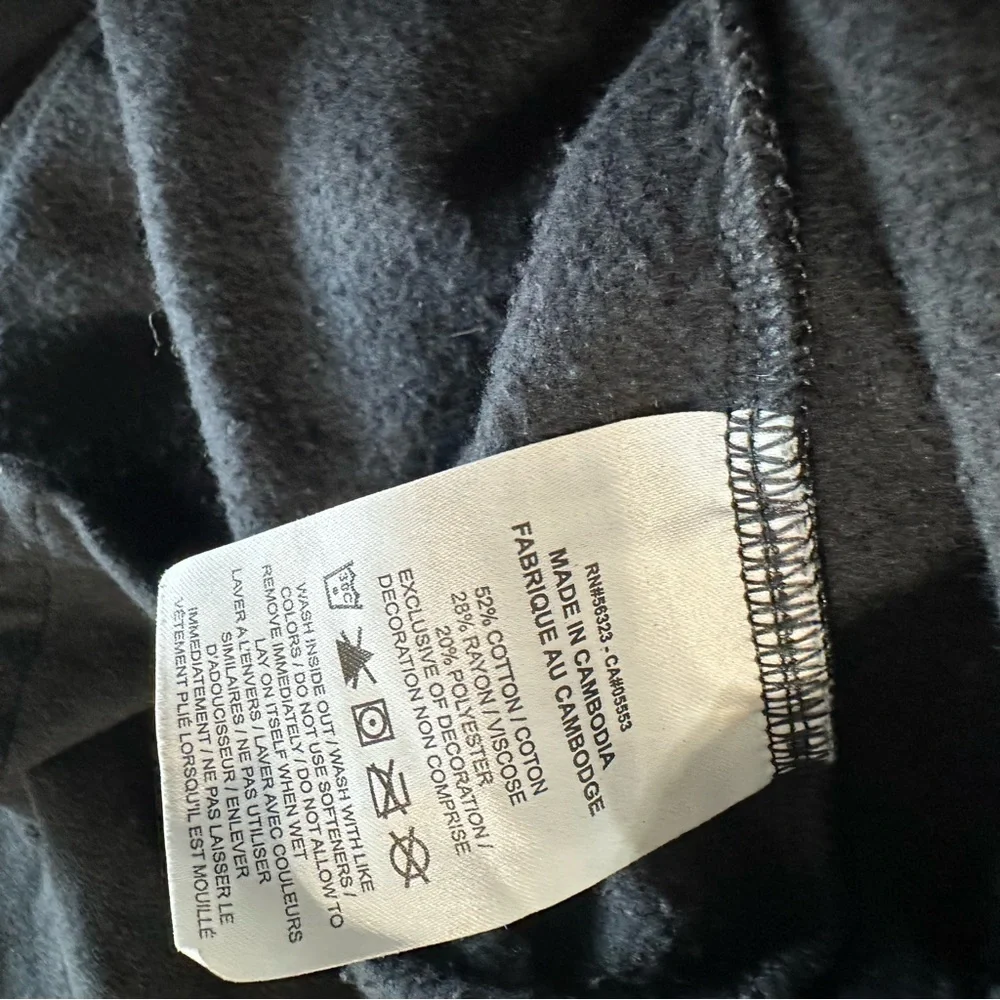 Nike hoodie girls black size large